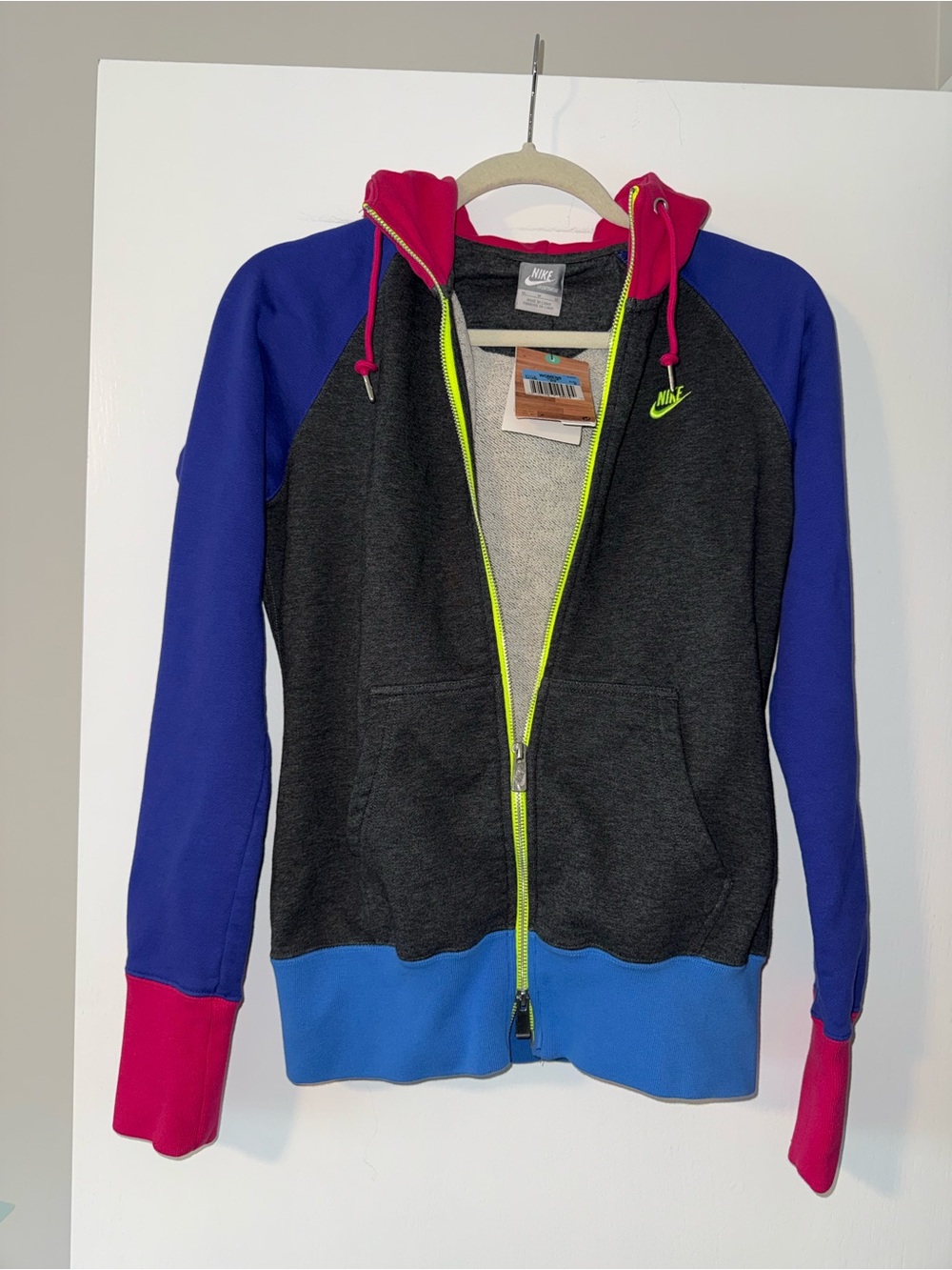 NWT Nike Colorblock Zip-Up Hoodie